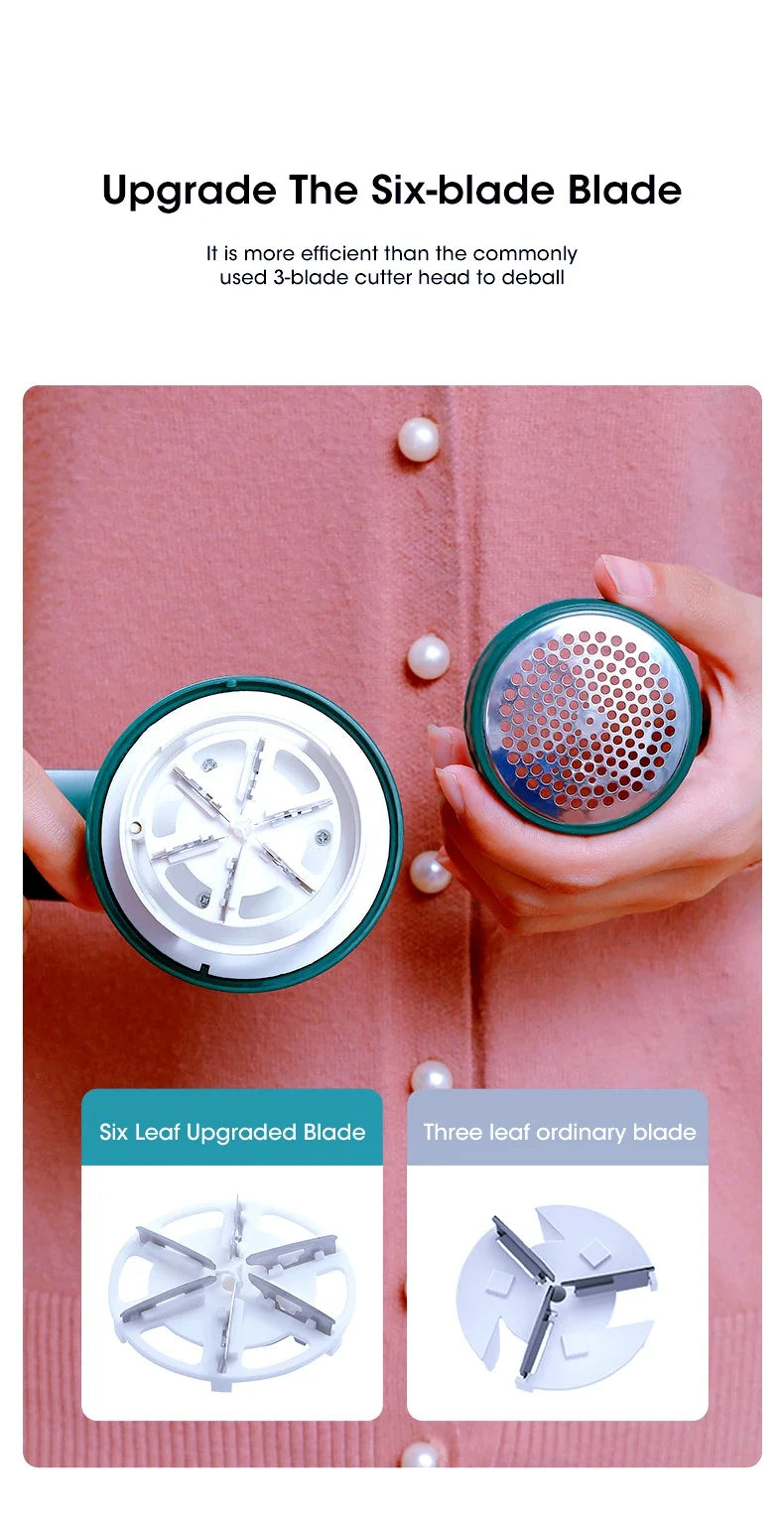 Recortador de bolas de pelo eléctrico para ropa